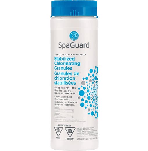 SpaGuard hot tub chlorinating granules water care chemical